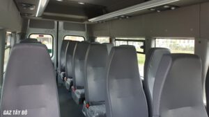 khoang hành khách xe khách gaz 20 chỗ