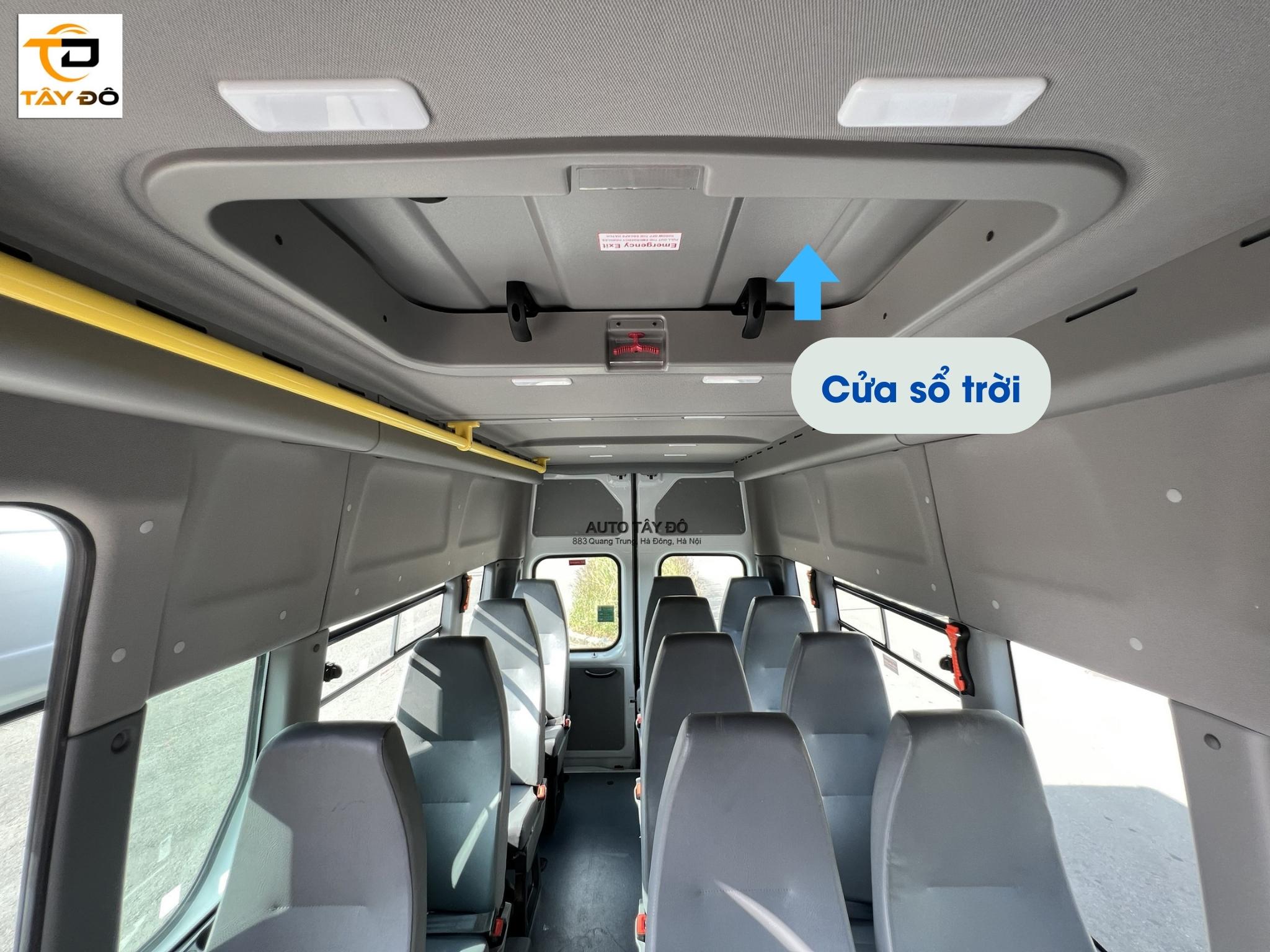 Khoang hành khách xe khách gaz 17 chỗ