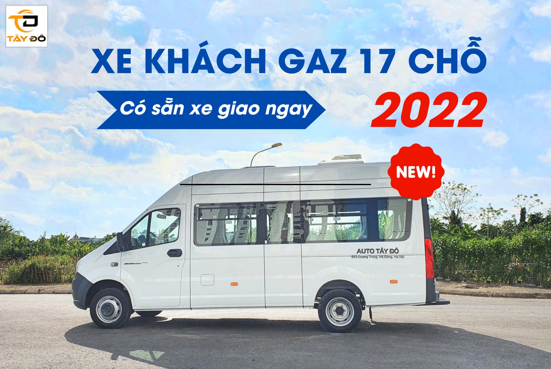 Báo giá xe khách Gaz 17 chỗ