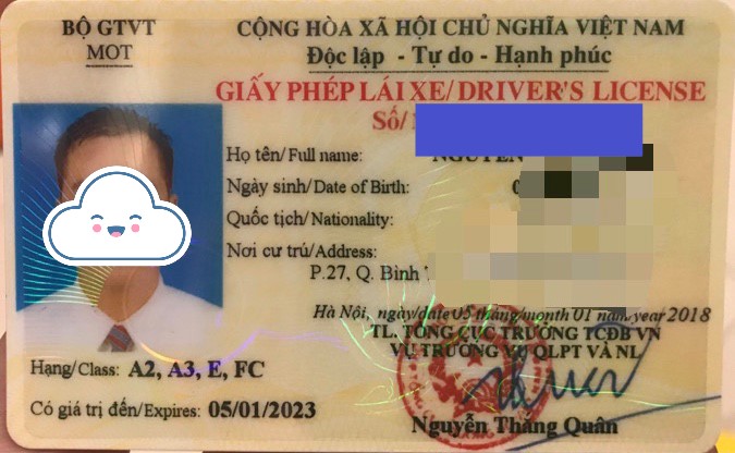 Bằng lái xe ô tô hạng FC