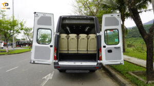 cốp để đồ xe 16 chỗ Gaz