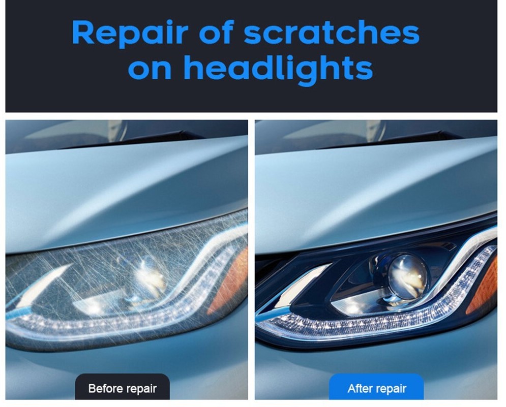 đèn pha xe ô tô bị ố vàng