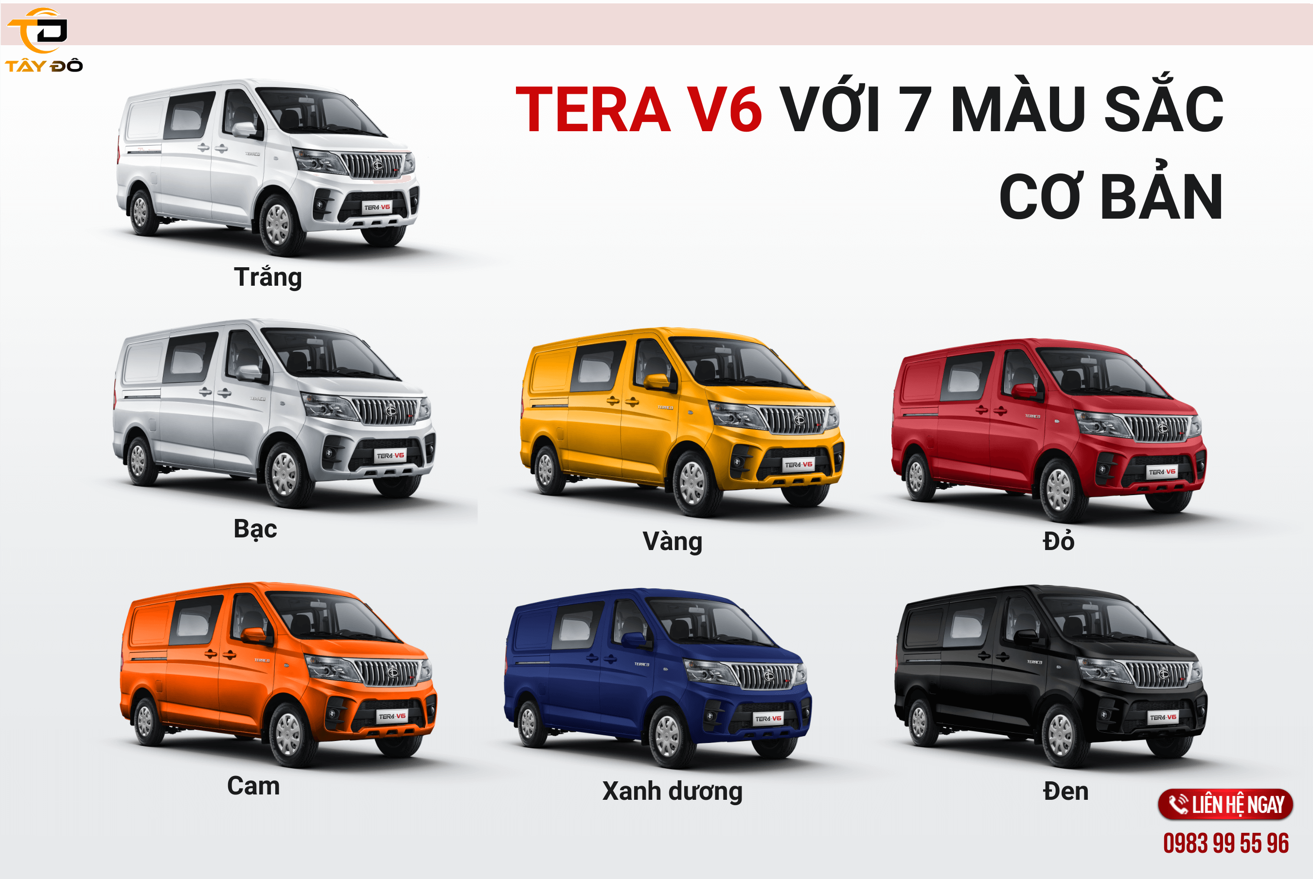 xe van chở hàng - Teraco Tera V6