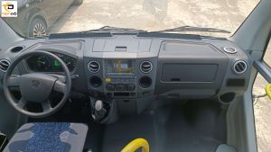 khoang cabin xe gaz 24 chỗ cửa đôi