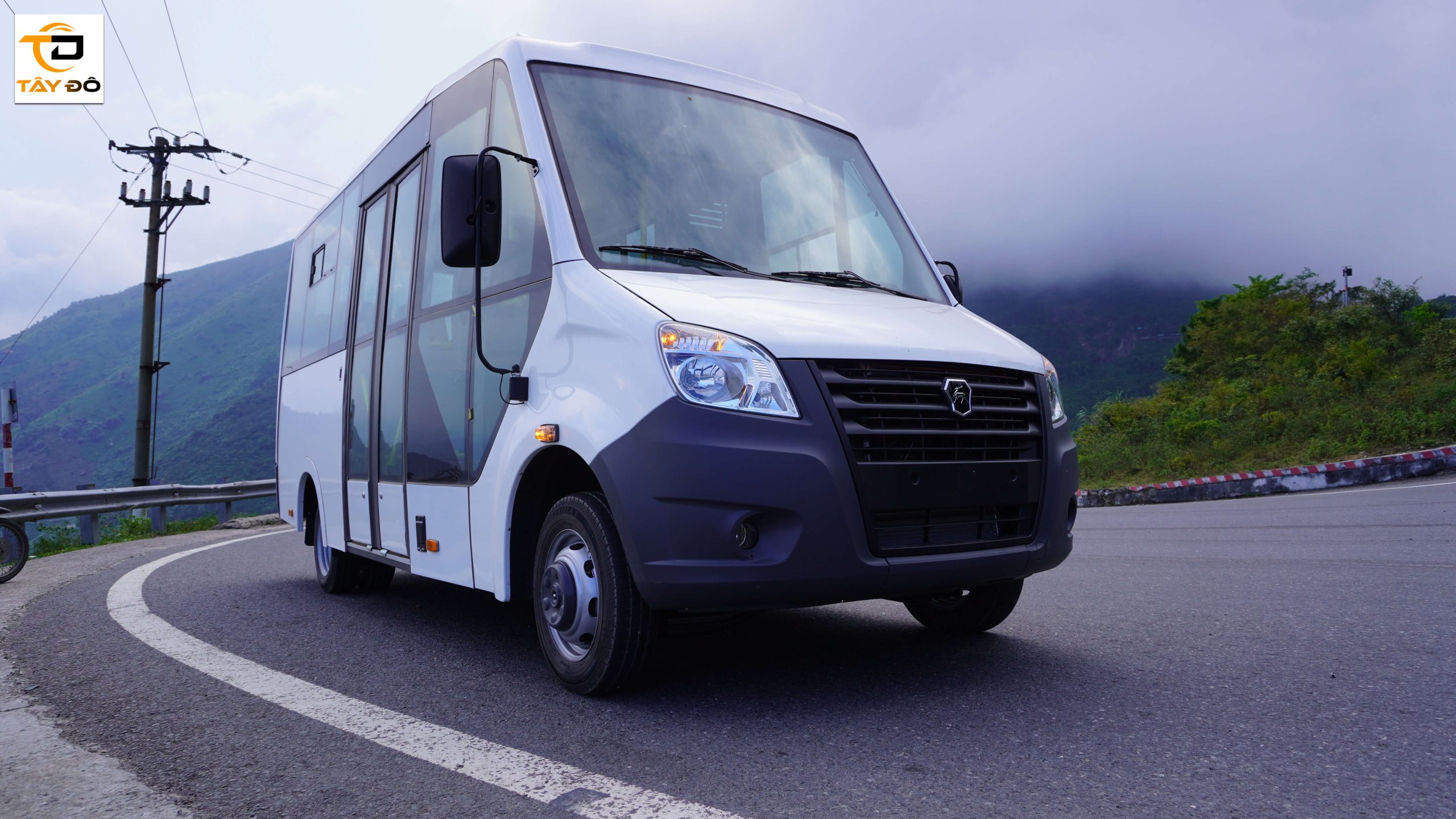 xe khách gaz 24 chỗ cửa đôi