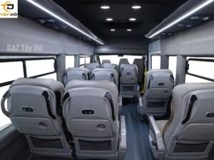 khoang hành khách trên gaz nn minibus 16 chỗ